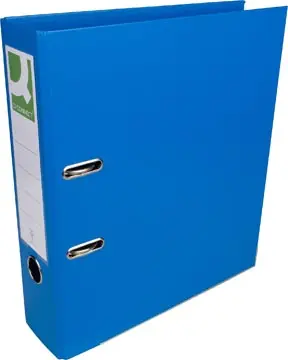 [KF12084] Q-CONNECT classeur, pour ft A4, entièrement en PP, dos de 8 cm, bleu