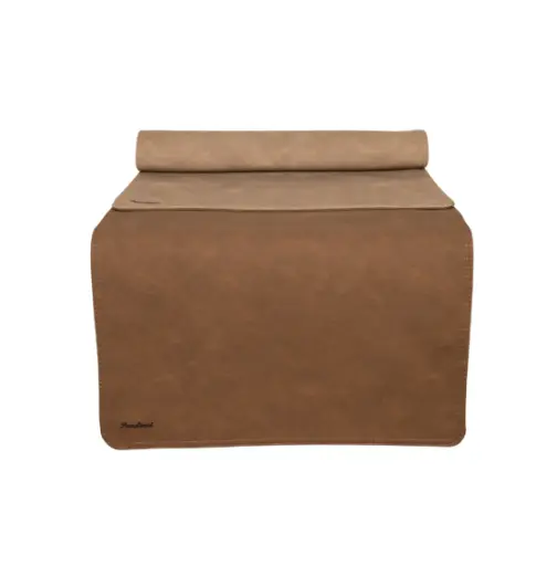 [KA01] Chemin de table double face en similicuir | Lavable | 45 x 120 cm - Couleur : Vintage-K02_Riva-K03_Terra