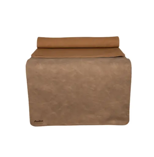[KA05] Chemin de table double face en similicuir | Lavable | 45 x 120 cm - Couleur : Vintage-K02_Riva-K08_Canne