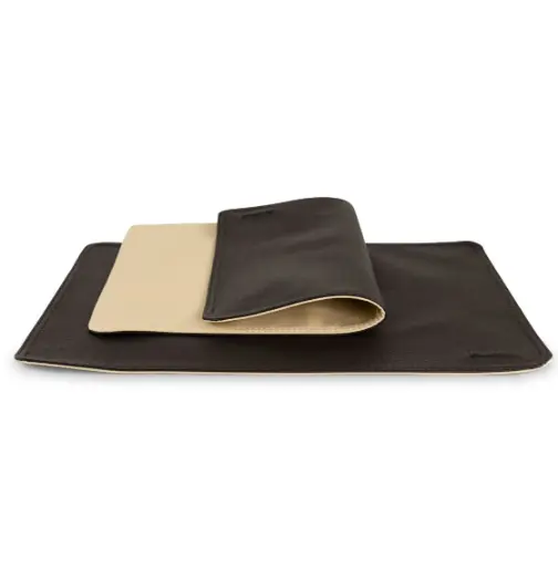 [KA18] Set de table double face en similicuir | Lavable| 30 x 45 cm - Classique-N08_Tartufo-N13_Crème