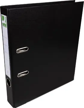 [KF12074] Q-CONNECT classeur, pour ft A4, entièrement en PP, dos de 5 cm, noir