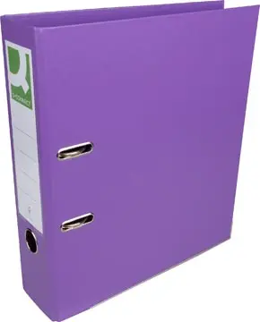 [KF12083] Q-CONNECT classeur, pour ft A4, entièrement en PP, dos de 8 cm, violet