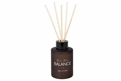 [164364] Diffuseur de parfum Run Fruit Taupe 70 ml 5 x 5 x 9 cm en verre