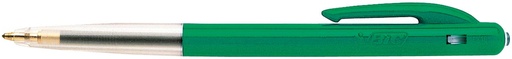 [AOM10MV] Bic stylo bille M10 Clic, 0,4 mm, pointe moyenne, vert