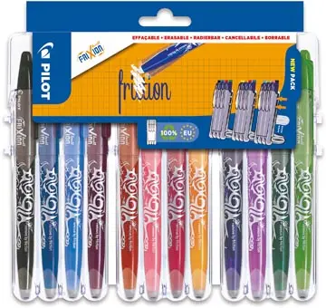 [0551607] Pilot roller Frixion Ball Set 2 Go blister de 12 pièces, assorti