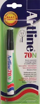 [0670103] Artline Marqueur permanent 70N noir, sous blister