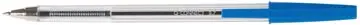[KF34043] Q-CONNECT stylo bille, avec capuchon, 0,7 mm, pointe moyenne, bleu