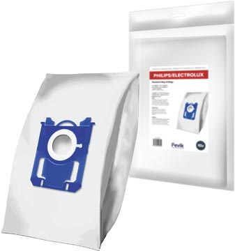 [AO 42078] Fevik sac à poussière Philips S-BAG 3-D, paquet de 10 pièces

