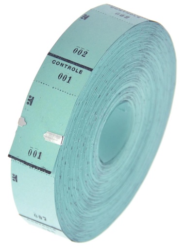 [AO11000B] Rouleaux de tickets, 1000 tickets, Bleu
