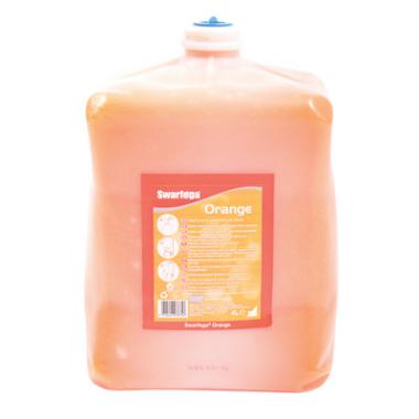 [GT662793] Savon mains avec microbilles pour salissures fortes 4 l Swarfega orange
