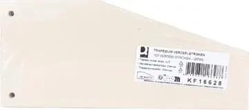 [KF16628] Q-CONNECT intercalaires trapèze, paquet de 100 pièces, chamois