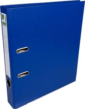 [KF12077] Q-CONNECT classeur, pour ft A4, entièrement en PP, dos de 5 cm, bleu foncé
