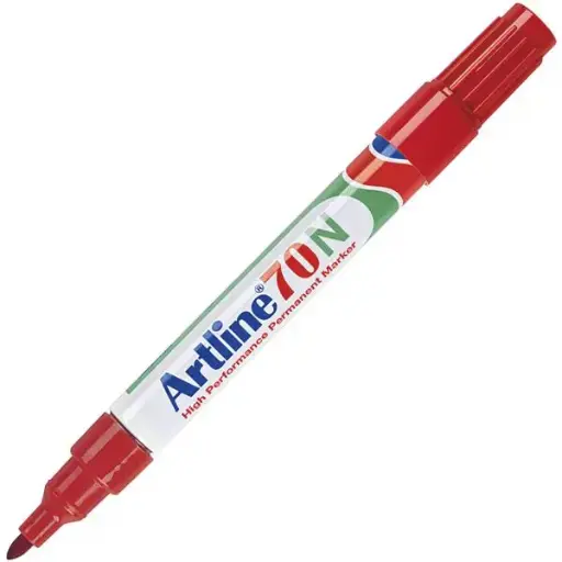 [70R] Artline Marqueur permanent 70N Rouge
 
