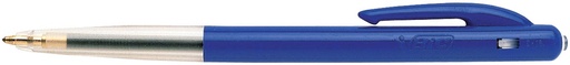 [AOM10MB] Bic stylo bille M10 Clic, 0,4 mm, pointe moyenne, bleu

