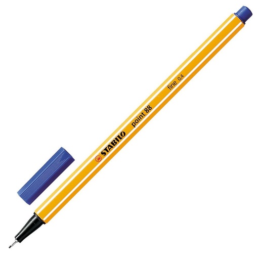 [SO1059420] Stylo feutre Stabilo Point 88 - pointe fine - bleu - 88/41