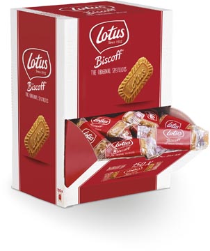 [47058] LOTUS SPÉCULOOS, BOÎTE DISTRIBUTRICE, 150 PIÈCES, EMBALLÉS INDIVIDUELLEMENT
