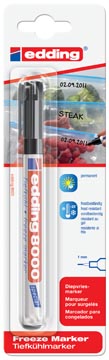 [E8000] Edding Marqueur Freeze, e-8000, noir, blister 1 pièce
