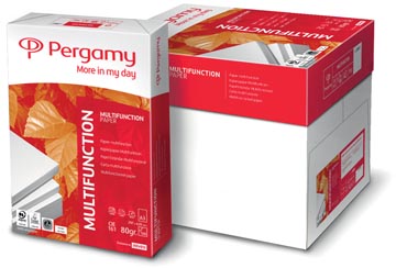 [90027 carton] PERGAMY PAPIER D'IMPRESSION MULTIFUNCTION, FT A3, 80 G, PAQUET DE 5x500 FEUILLES 