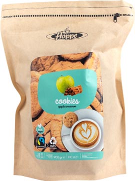 [33688] HOPPE BAKKERS TROTS BISCUITS POMME CANNELLE, SAC DE 900 G 