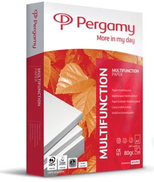 [900027] PERGAMY PAPIER D'IMPRESSION MULTIFUNCTION, FT A3, 80 G, PAQUET DE 500 FEUILLES 
