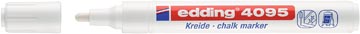 [4095W] EDDING MARQUEUR CRAIE 2-3mm, E-4095, BLANC 