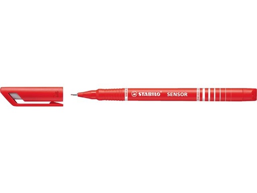 [SO1051986] Fineliner STABILO Sensor 0,3mm rouge 189/40

