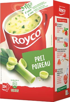 [AO046660] ROYCO MINUTE SOUP POIREAU, PAQUET DE 25 SACHETS 