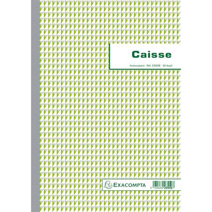 [23550E] Manifold Caisse 29,7x21cm 50 feuillets dupli autocopiants 