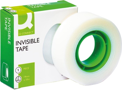 [KF02164] Q-CONNECT RUBAN ADHÉSIF, INVISIBLE, 19 MM X 33 M 