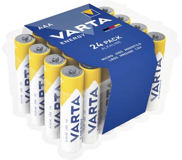 [4103224] VARTA PILE ENERGY AAA, PAQUET DE 24 PIÈCES 