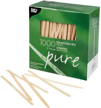 [P84843] Spatules en bois, 14 cm, paquet de 1000 pièces